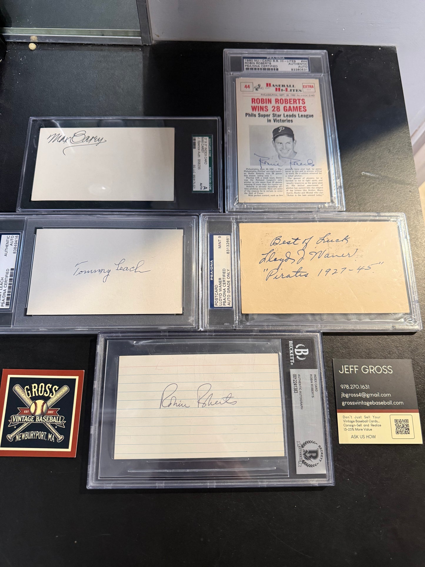 Dealer lot of ~80 autographed HOFers, icons of the game; GREAT for resale