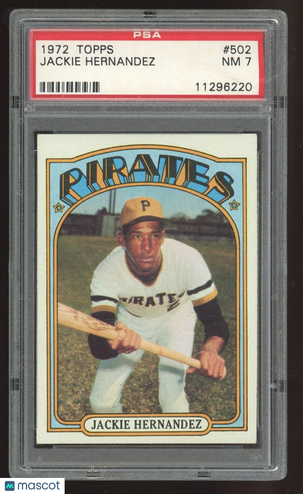 1972 Topps Jackie Hernandez #502 PSA 7