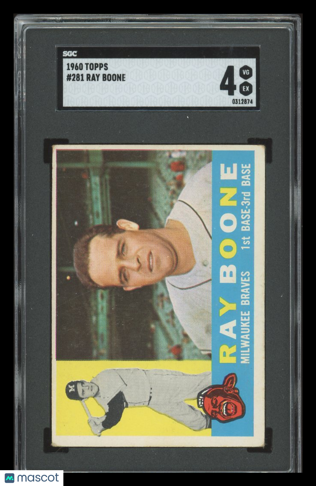 1960 Topps Ray Boone #281 SGC 4
