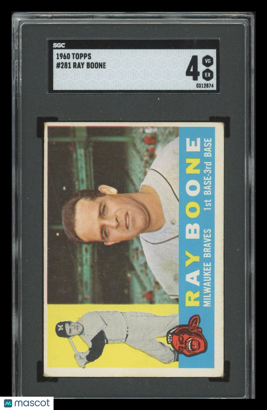 1960 Topps Ray Boone #281 SGC 4