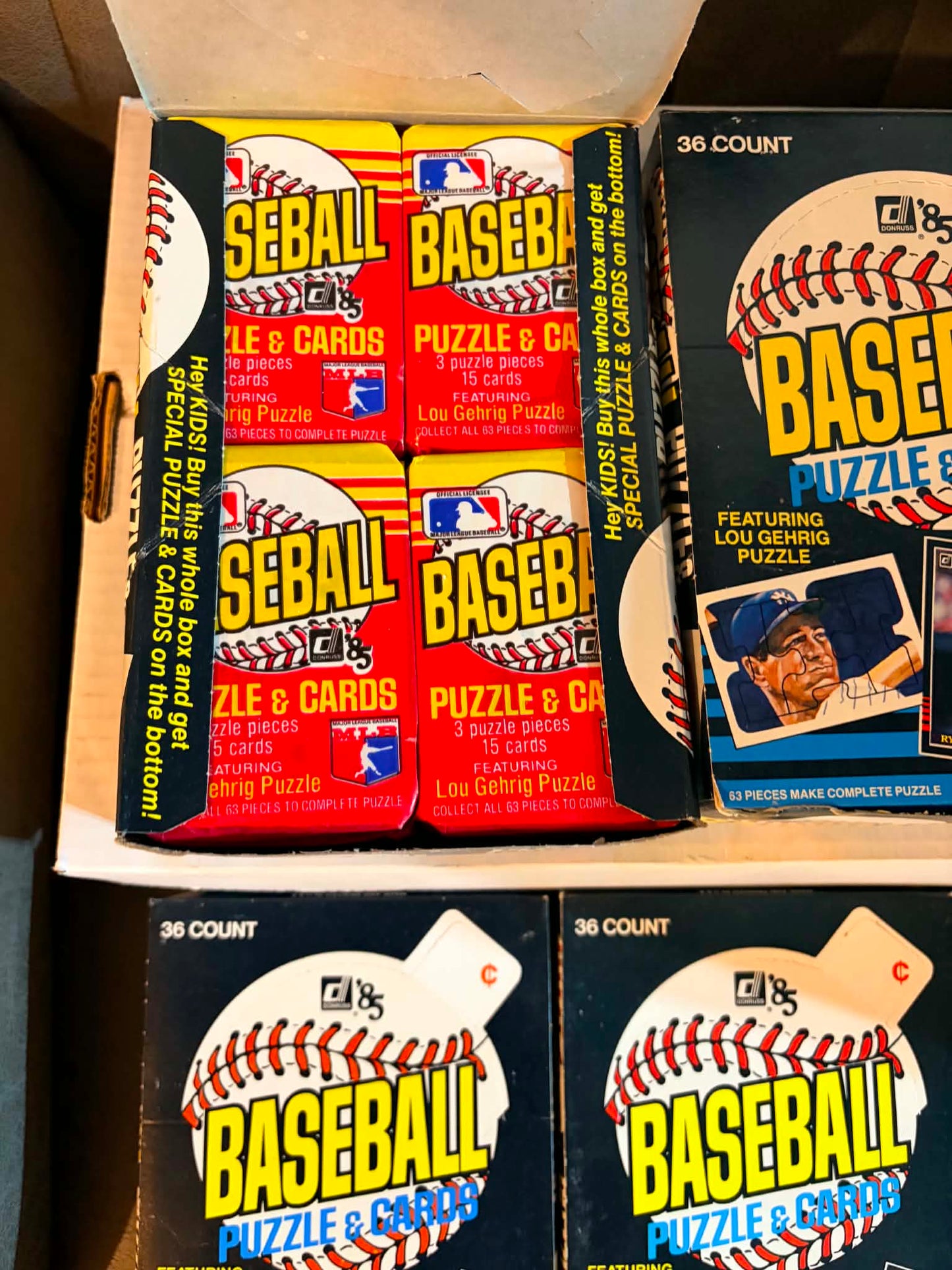 1985 Donruss Wax Box - Baseball; great investment opportunity