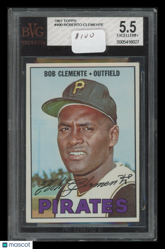 1967 Topps Roberto Clemente #400 BVG 5.5