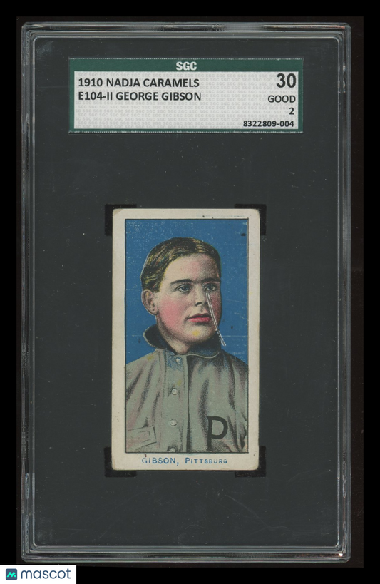 1910 Nadja Caramels (E104-2) George Gibson SGC 2