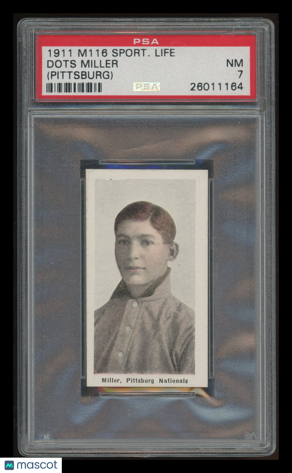 1911 M116 Sporting Life Dots Miller (Pittsburg) PSA 7
