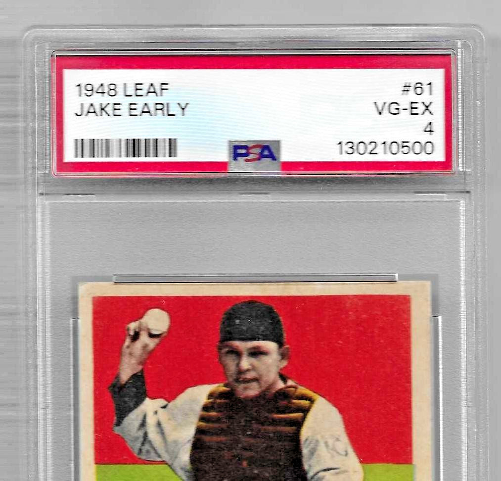 1948 Leaf Jake Early #61 VG-EX Base Set PSA 4