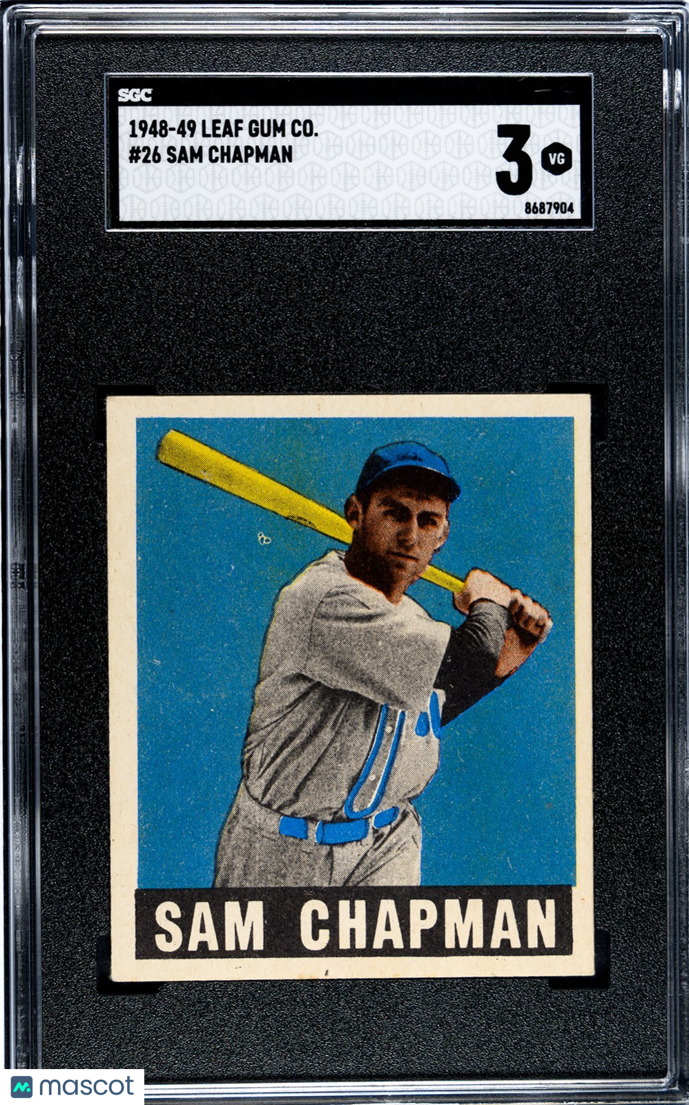 1948 Leaf Sam Chapman #26 SGC 3
