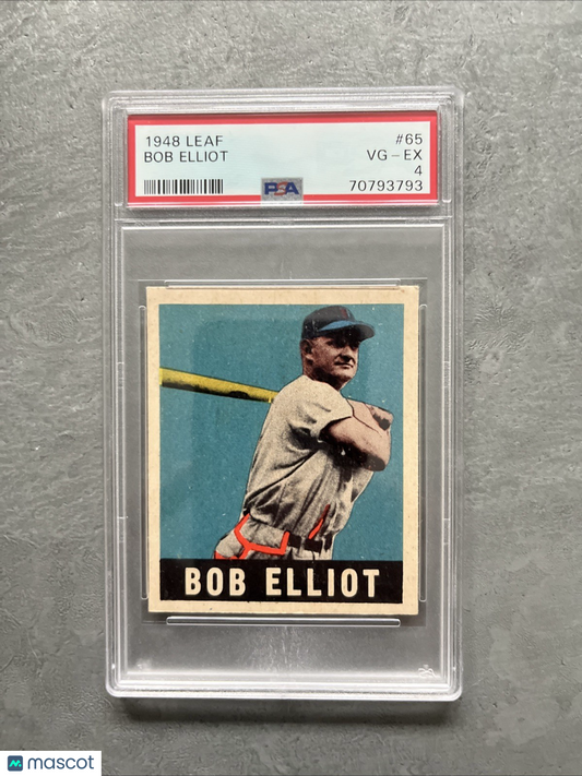 1948 Leaf Bob Elliott #65 PSA 4