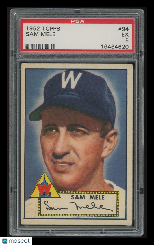1952 Topps Sam Mele #94 PSA 5