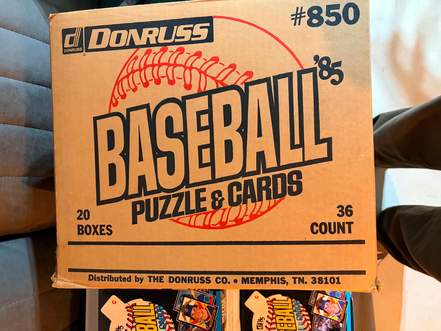 1985 Donruss Wax Box - Baseball; great investment opportunity
