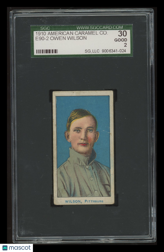 1910 American Caramel Co. (E90-2) Owen Wilson SGC 2