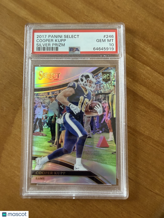 2017 Panini Select Cooper Kupp #246 Silver Prizm PSA 10