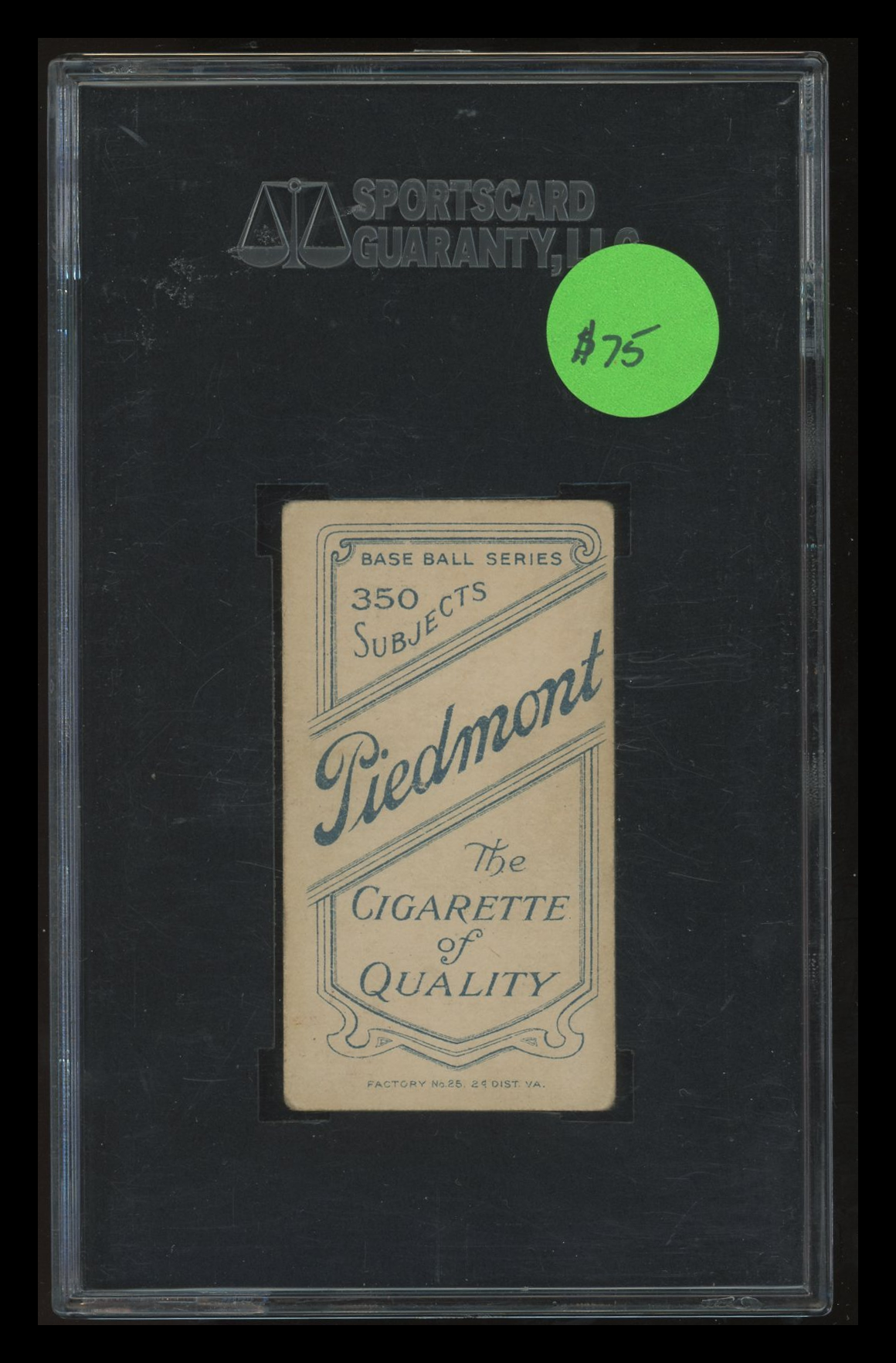 1910 Piedmont Cigarettes (T206) Deacon Phillippe SGC 3