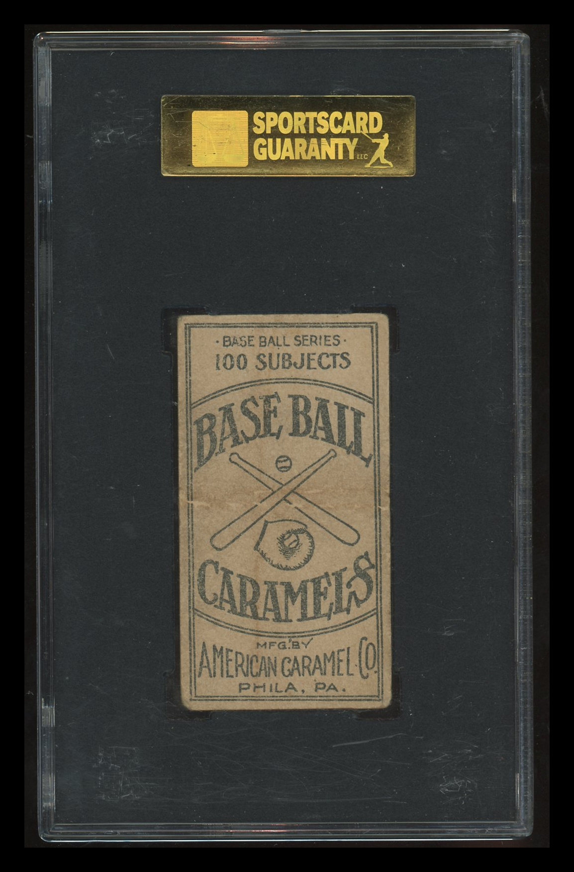 1910 American Caramel Co. (E90-2) Sam Leever SGC 2