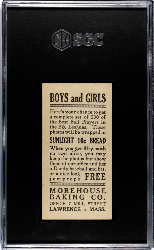 1916 Morehouse Baking Jimmy Lavender #98 SGC 5.5