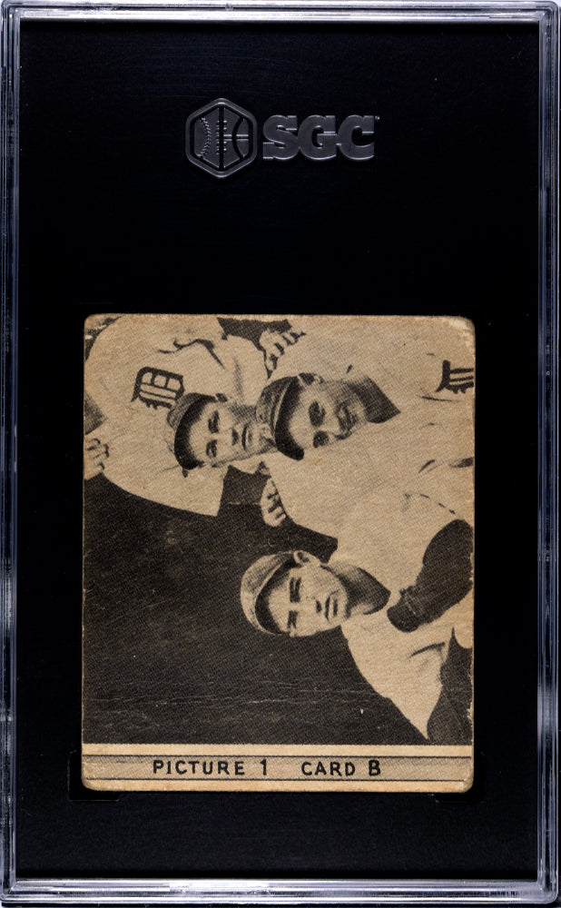 1935 Goudey 4 In 1 Higgins Williams Foxx Mahaffey #1B SGC 1