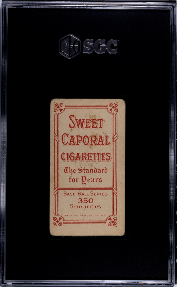 1910 Sweet Caporal (T206) Jim Delehanty SGC 2
