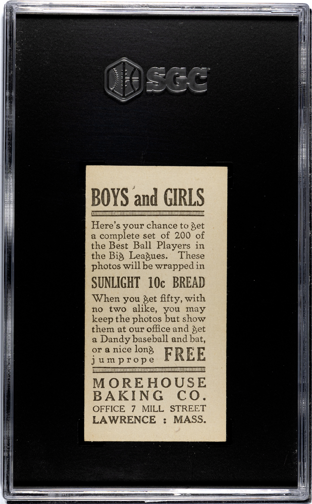 1916 Morehouse Baking Vic Saier #152 SGC 4