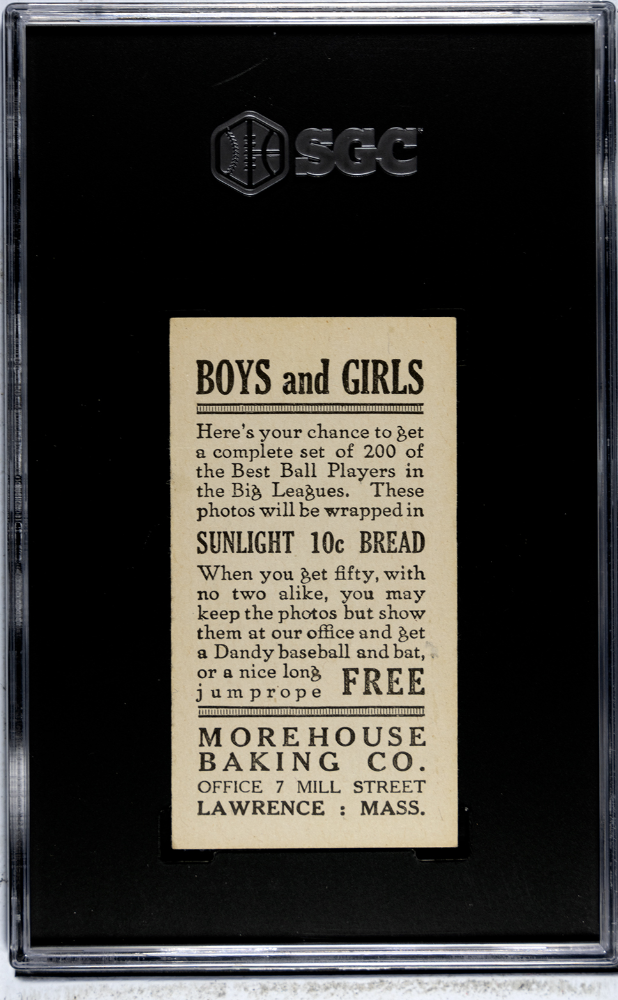 1916 Morehouse Baking Geo J. Burns #20 SGC 4.5