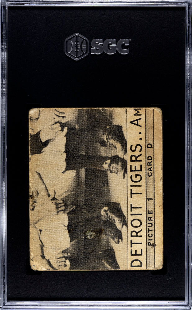 1935 Goudey 4 In 1 Rogell Bridges Gehringer Cochrane #1D SGC 1