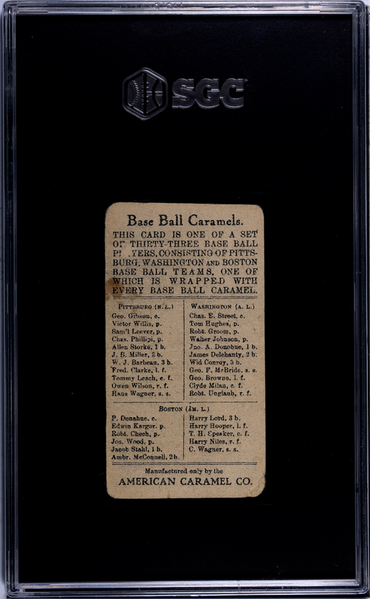 1910 American Caramel Co. (E91C) Geo. Gibson SGC 1