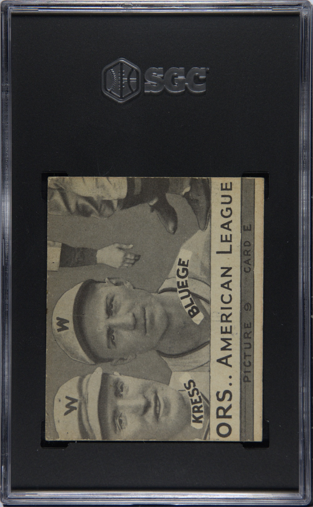 1935 Goudey 4 In 1 Walker Deshong Allen Rolfe #9E SGC 3