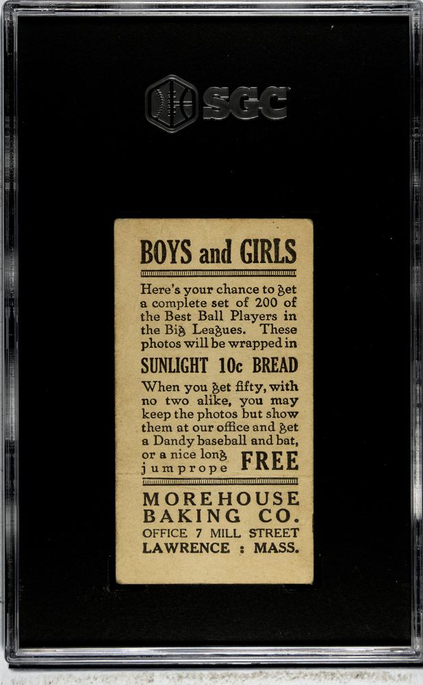 1916 Morehouse Baking Jim Scott #159 SGC 2