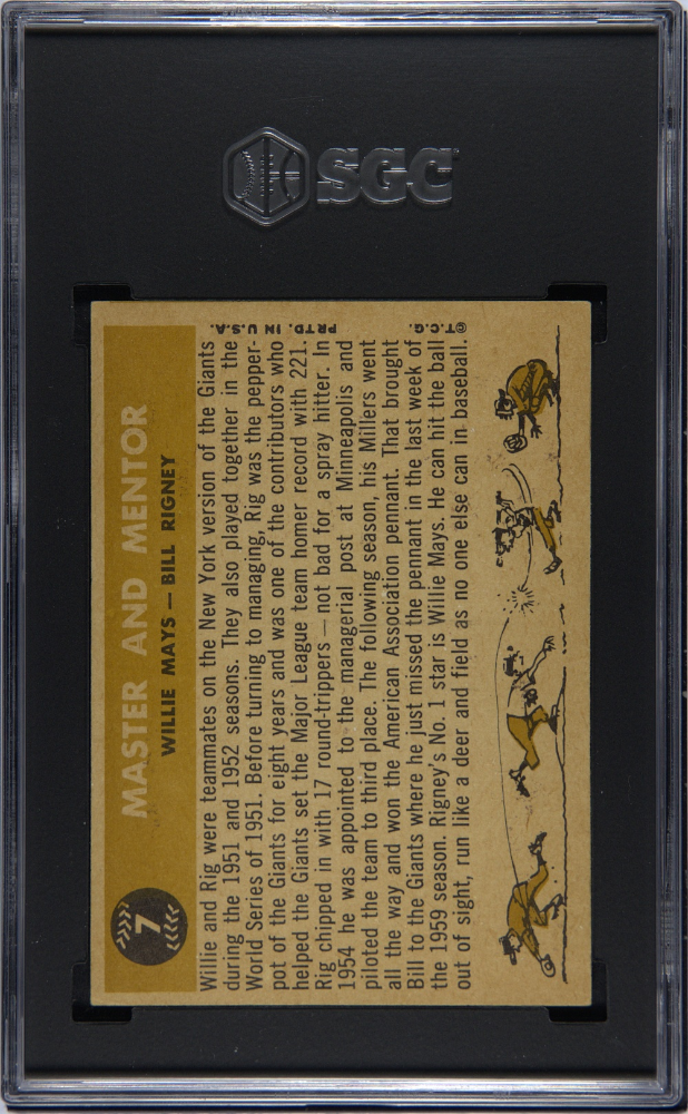 1960 Topps Master & Mentor #7 SGC 5.5