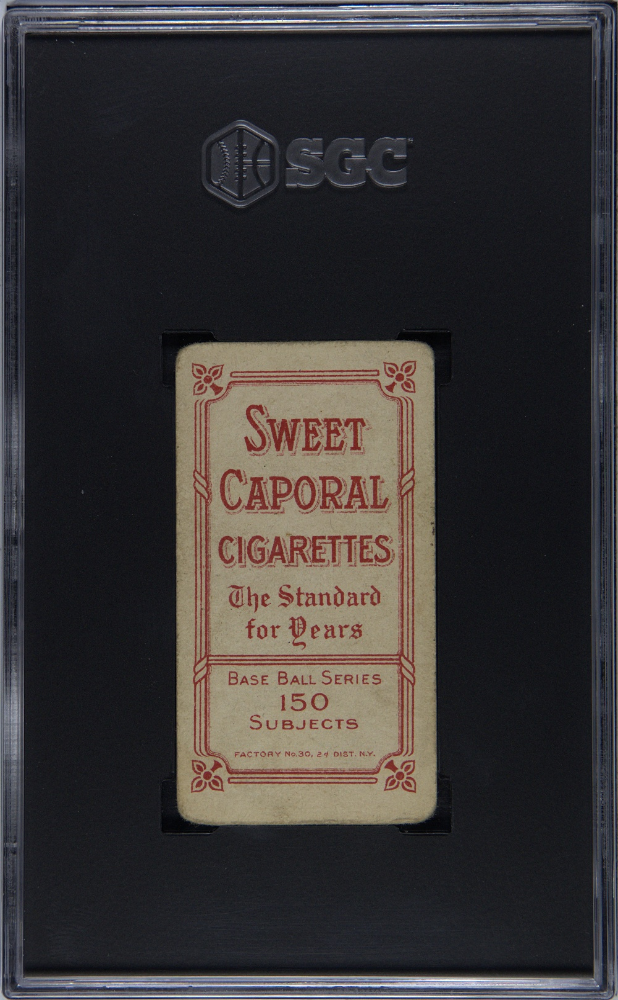 1909 Sweet Caporal (T206) Jake Stahl No Glove Shows SGC 2