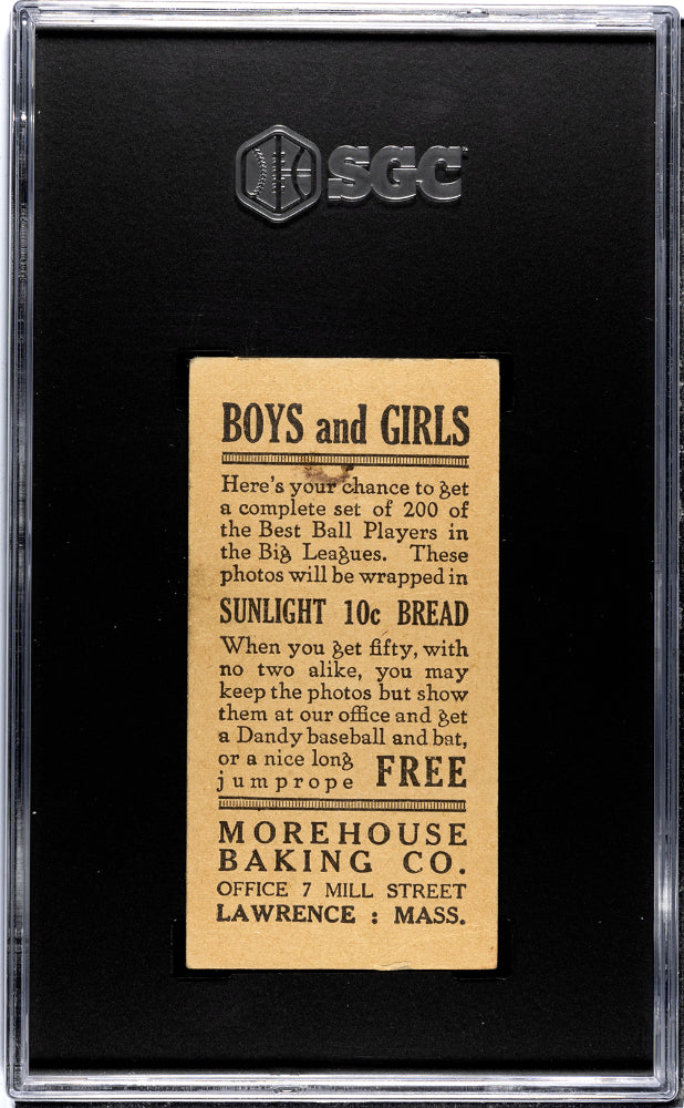 1916 Morehouse Baking Larry Gardner #65 SGC 1.5