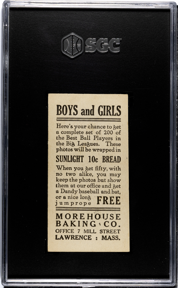 1916 Morehouse Baking Clarence Walker #183 SGC 4