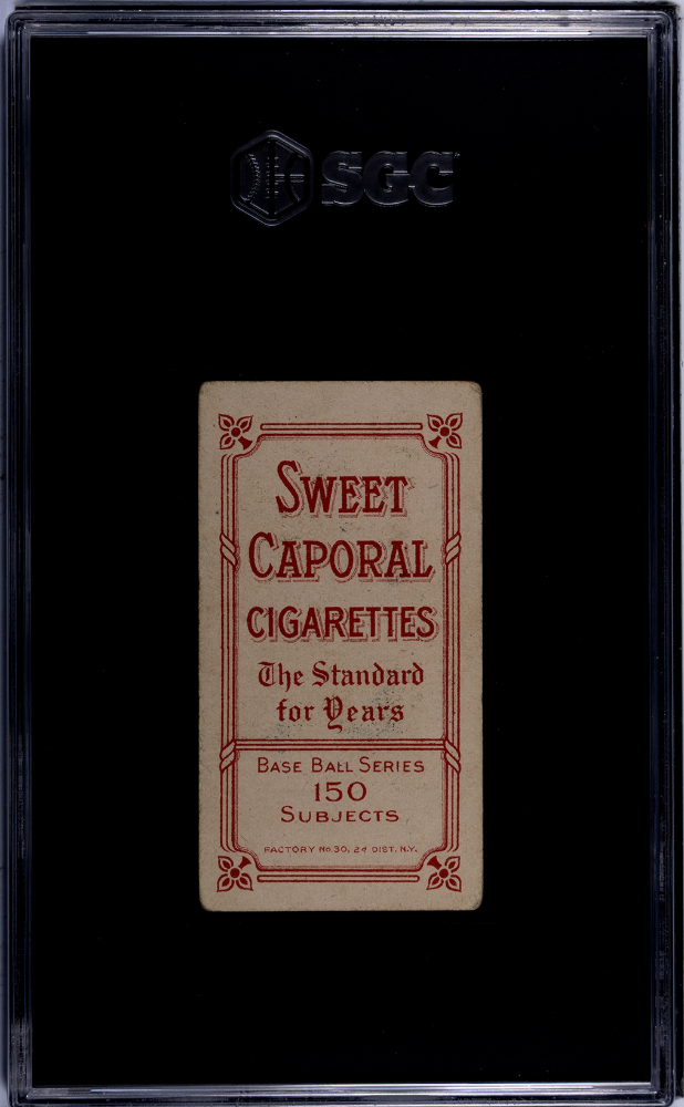 1909 Sweet Caporal (T206) Ginger Beaumont SGC 2.5