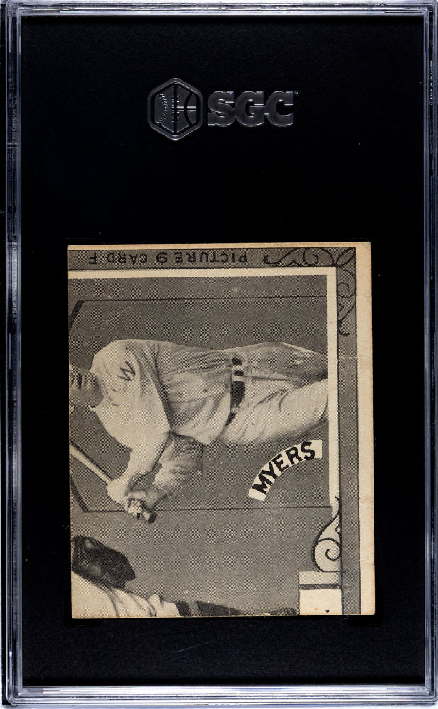 1935 Goudey 4 In 1 Rowe Walker Greenberg Fox #9F SGC 1