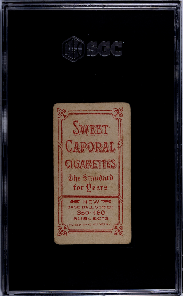 1911 Sweet Caporal (T206) Josh Devore SGC 1
