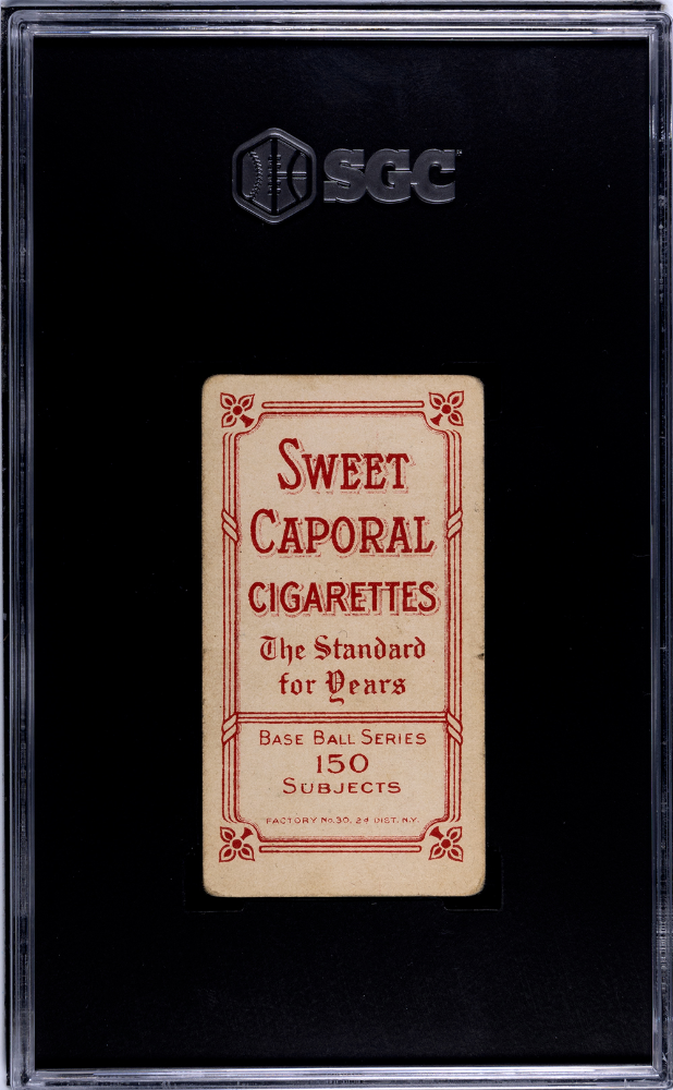 1909 Sweet Caporal (T206) Bill Bergen Batting SGC 2