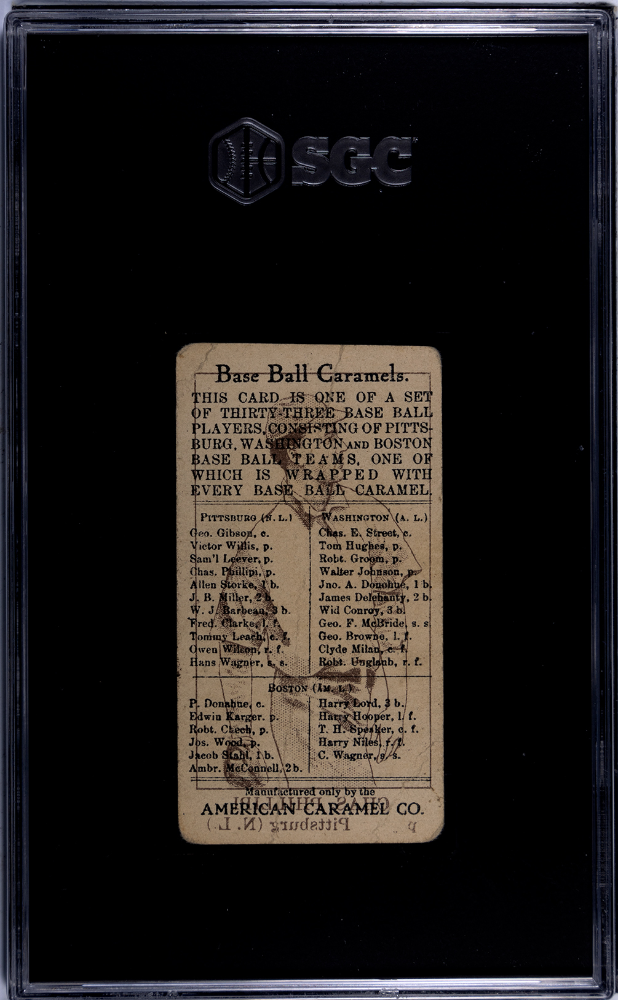 1910 American Caramel Co. (E91C) Chas. Phillipi SGC 1