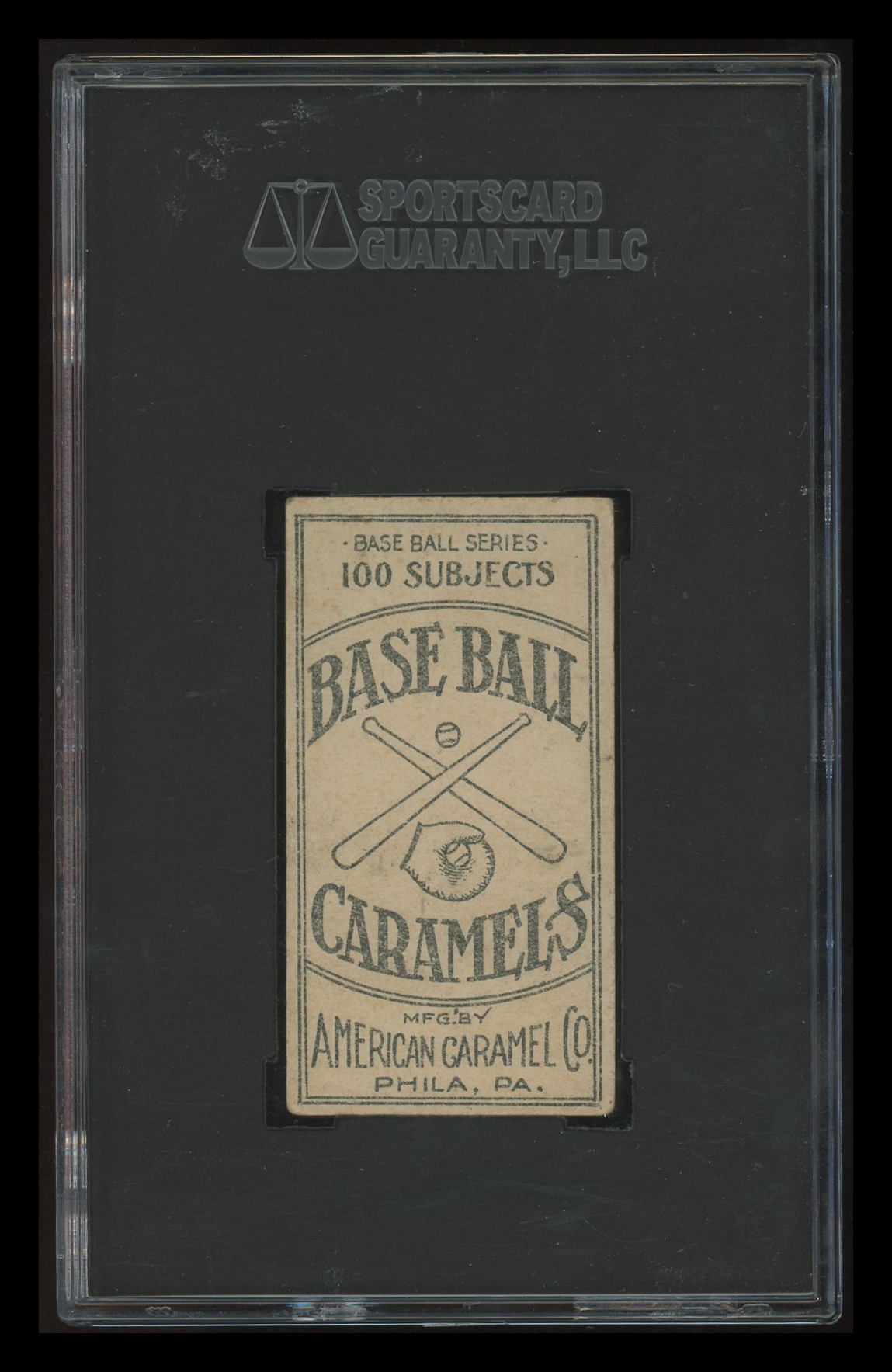 1910 American Caramel Co. (E90-2) Owen Wilson SGC 2