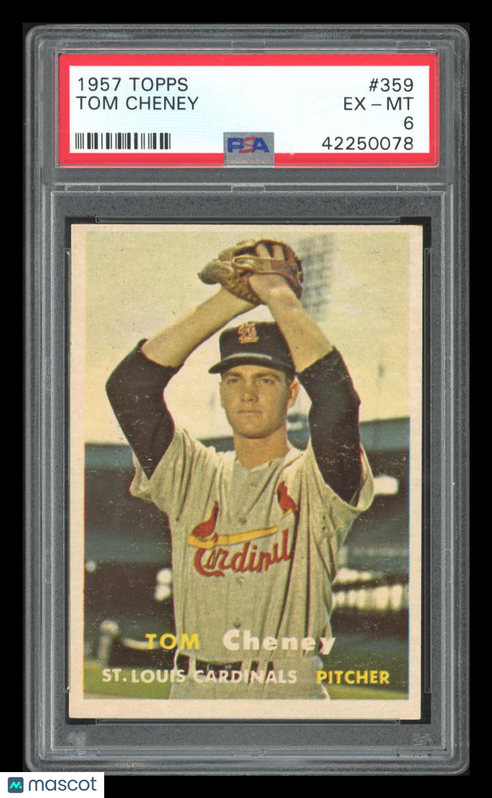 1957 Topps Tom Cheney #359 PSA 6