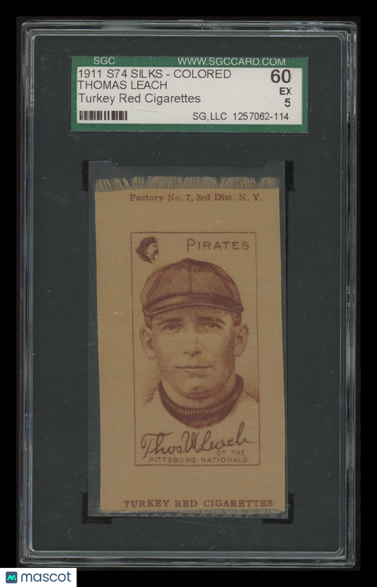 1911 S74 Silks - Colored Thomas Leach Turkey Cigarettes SGC 5