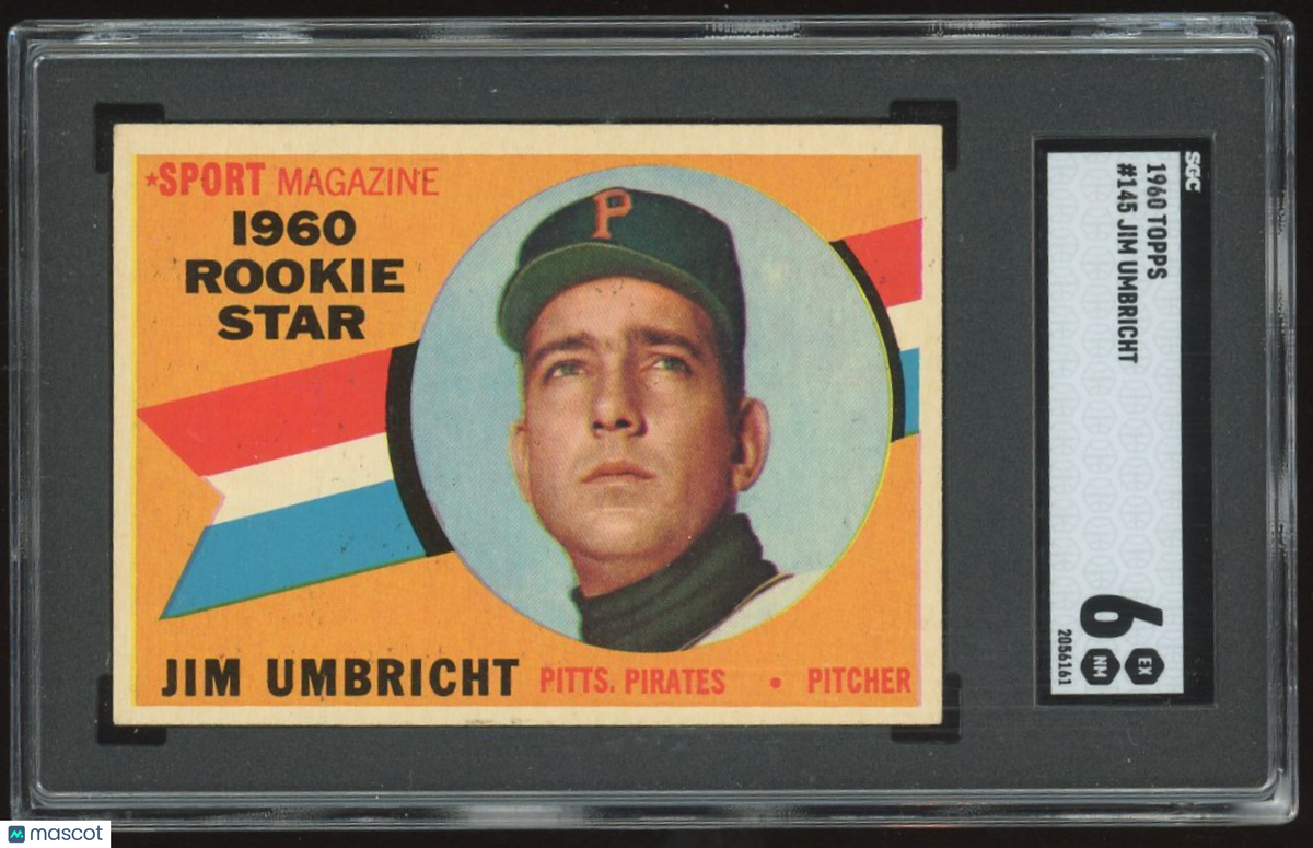 1960 Topps Jim Umbricht #145 SGC 6