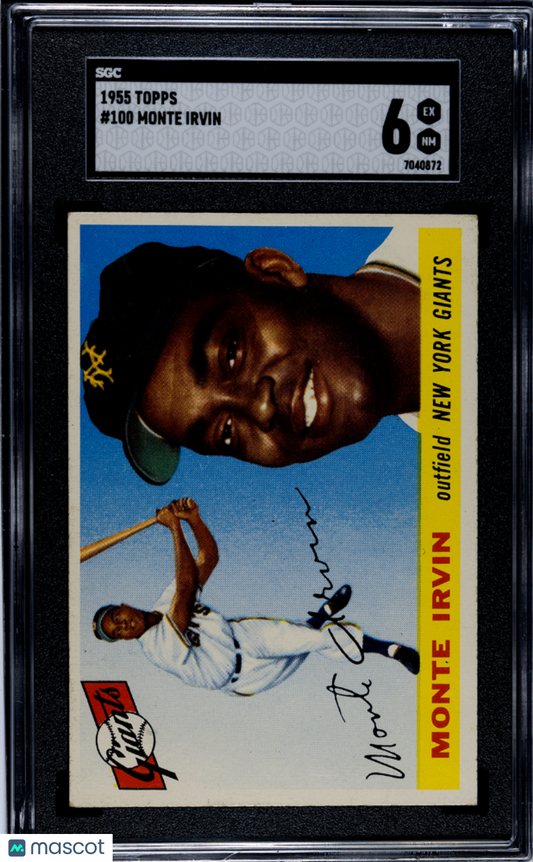 1955 Topps Monte Irvin #100 SGC 6