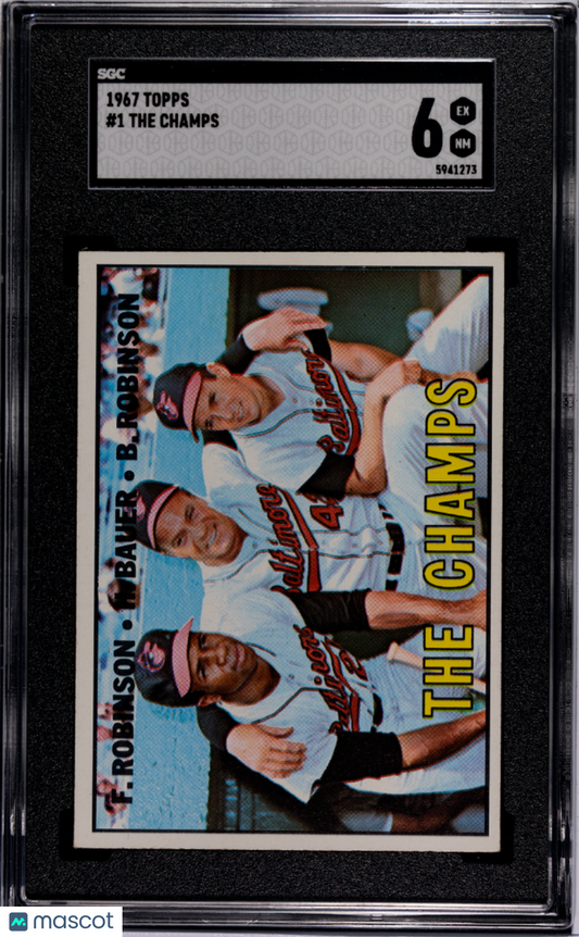 1967 Topps The Champs #1 SGC 6