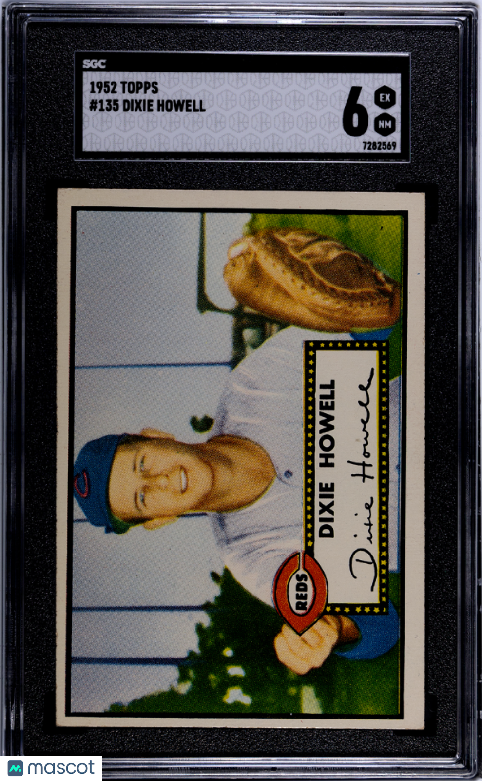 1952 Topps Dixie Howell #135 SGC 6