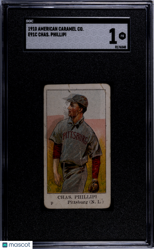 1910 American Caramel Co. (E91C) Chas. Phillipi SGC 1