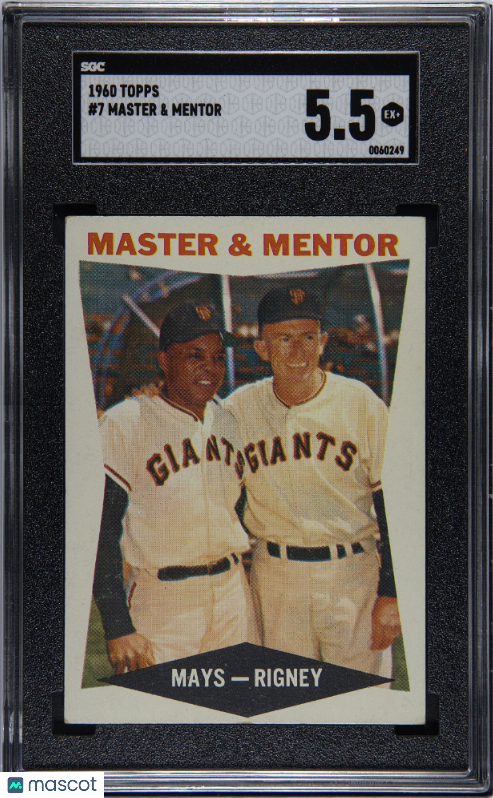 1960 Topps Master & Mentor #7 SGC 5.5
