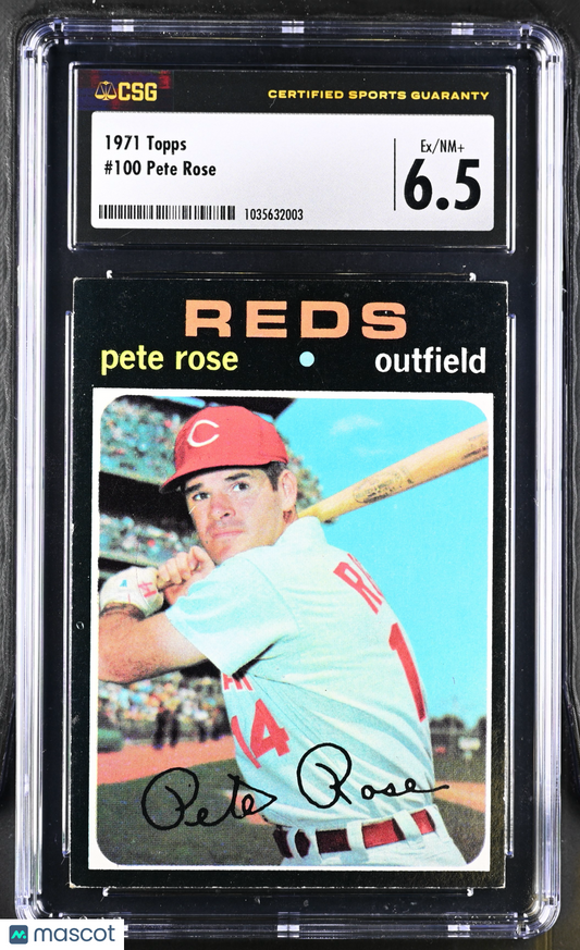 1971 Topps Pete Rose #100 CGC 6.5