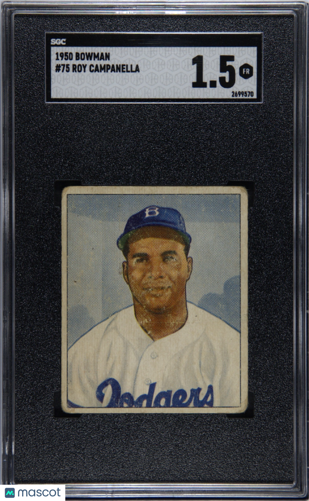 1950 Bowman Roy Campanella #75 SGC 1.5
