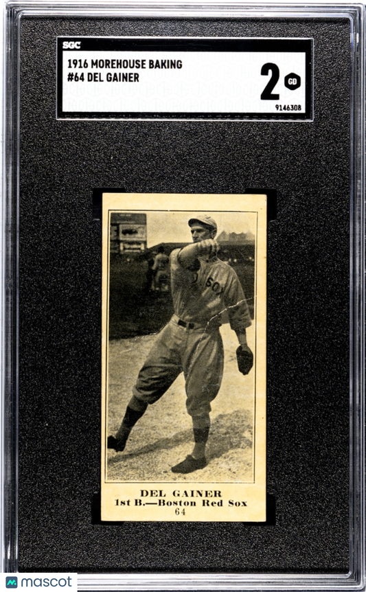 1916 Morehouse Baking Del Gainer #64 SGC 2