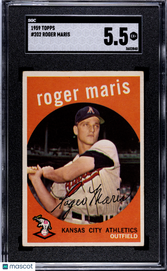 1959 Topps Roger Maris #202 SGC 5.5