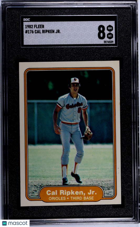 1982 Fleer Cal Ripken JR. #176 SGC 8