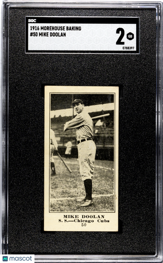 1916 Morehouse Baking Mike Doolan #50 SGC 2